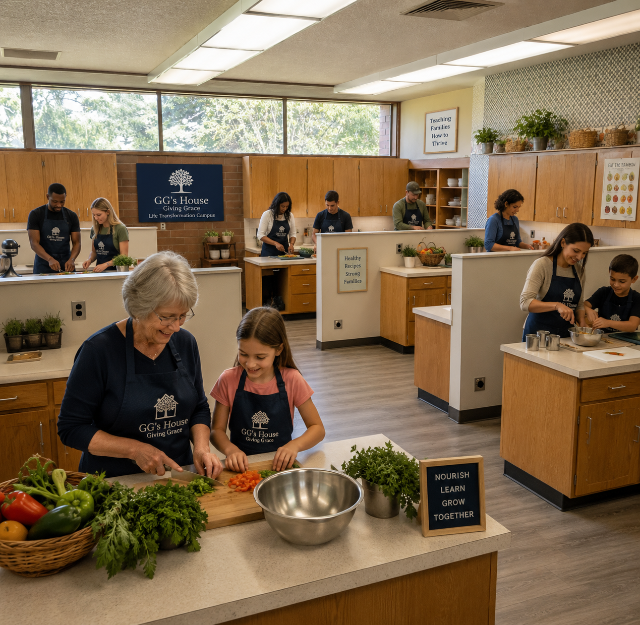 Future Vision resident mini kitchen